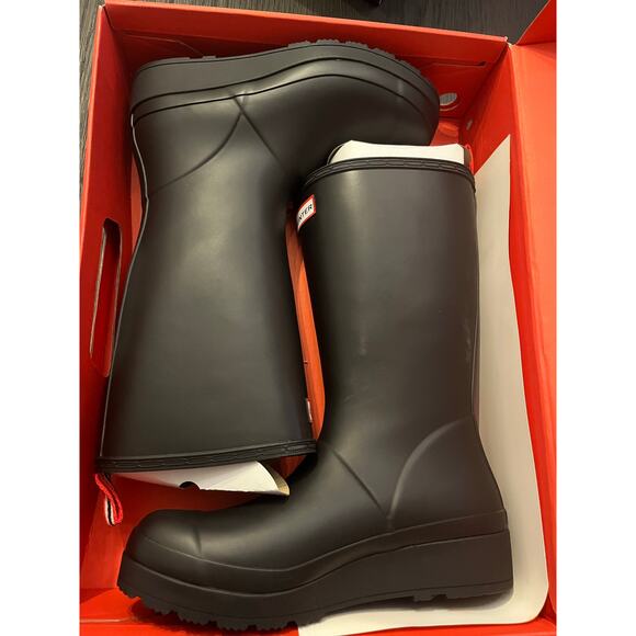 NEW - Hunter Women's Play Tall Boot Black SZ 9 ($125) - Picture 6 of 6